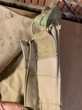 Load image into Gallery viewer, Original WW2 British Army Indian Made Soldiers Gas Mask Bag &amp; Strap - 1943 Dated
