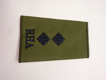 Load image into Gallery viewer, OD Green Rank Slides / Epaulette Pair Genuine British Army - RHA Corporal
