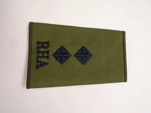 Charger l&#39;image dans la galerie, OD Green Rank Slides / Epaulette Pair Genuine British Army - RHA Corporal
