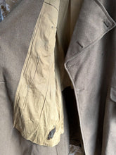 Load image into Gallery viewer, Rare Original WW2 British Army Officers Greatcoat - Yellow Piping - 38&quot; Chest
