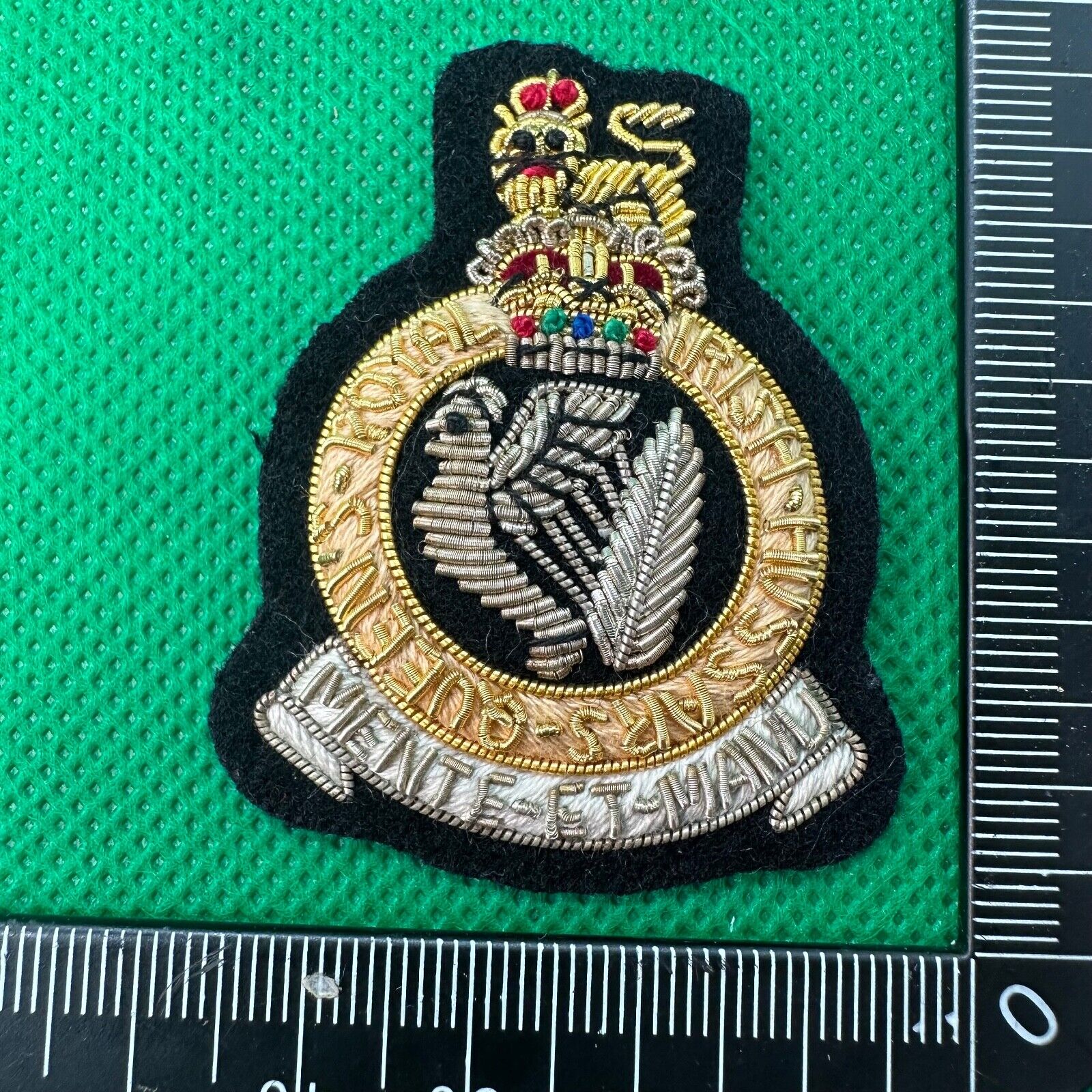 British Army Queen's Royal Irish Hussars Cap / Beret / Blazer Badge ...