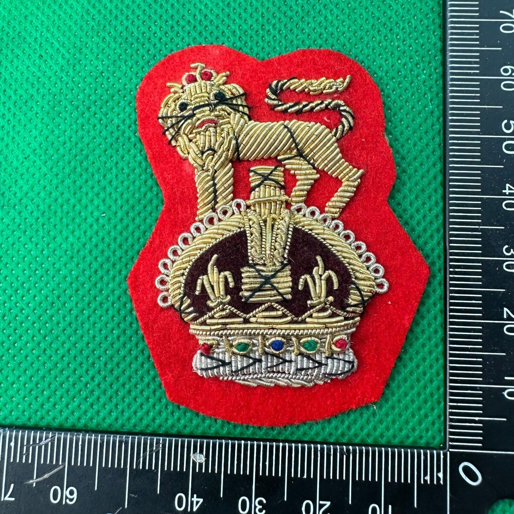 British Army Pay Corps Kings Crown Cap / Beret / Collar / Blazer Badge - UK Made