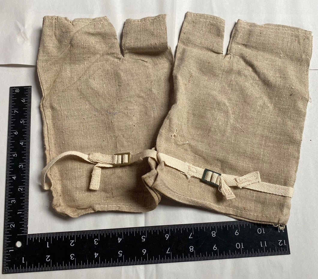 1944 Unissued Matching Pair of British Civil Defence Issue Anti-Gas Over Gloves