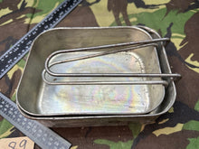 Load image into Gallery viewer, Original WW2 British Army Soldiers Mess Tin Set - Used Original
