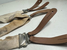 Charger l&#39;image dans la galerie, Original WW2 British Army / RAF Trouser Suspenders - Well Worn Example
