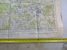 Load image into Gallery viewer, Original WW2 British Army OS Map of England - War Office - Guildford &amp; Horsham
