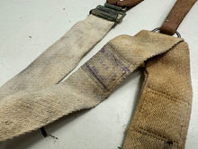 Charger l&#39;image dans la galerie, Original WW2 British Army / RAF Trouser Suspenders - Well Worn Example
