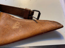 Load image into Gallery viewer, A 1915 pattern Bulgarian Army issue leather pick-axe head cover. Good condition.
