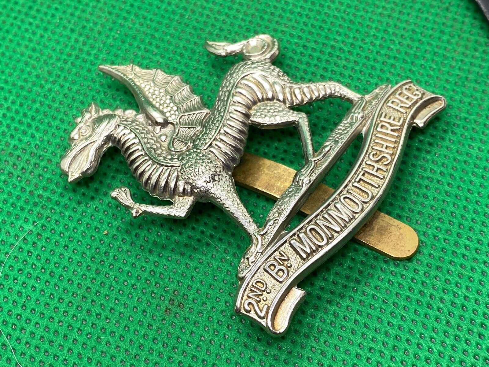 WW2 British Army 2nd Battalion Monmouthshire Regiment Cap Badge – The ...