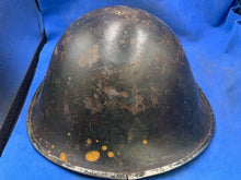 Load image into Gallery viewer, Original WW2 British Army / Canadian Army Mk3 Turtle Combat Helmet
