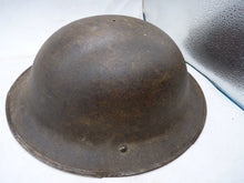 Load image into Gallery viewer, Original WW2 British Army Mk2 Army Brodie Combat Helmet - Div Sign
