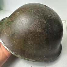 Charger l&#39;image dans la galerie, British / Canadian Army WW2 Mk3 Turtle Helmet 1944 Dated - Original WW2 Helmet
