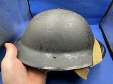 Charger l&#39;image dans la galerie, Original WW2 British Home Front Civil Defence ARP Warden Helmet - Complete
