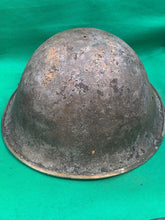 Load image into Gallery viewer, Original WW2 British Army / Canadian Army Mk3 Turtle Combat Helmet
