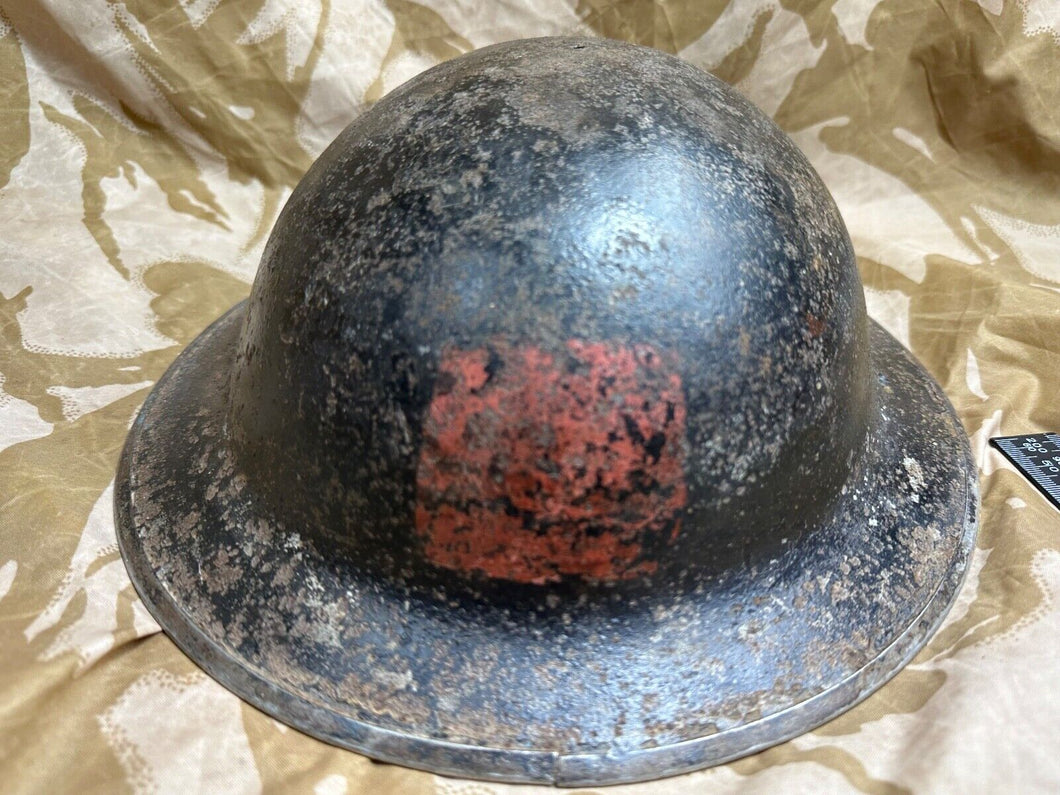 Britischer Mk2 Brodie Helm - Kampfhelm aus dem 2. Weltkrieg - schönes Original 