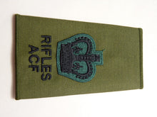 Load image into Gallery viewer, OD Green Rank Slides / Epaulette Single Genuine British Army - Rifles ACF WO
