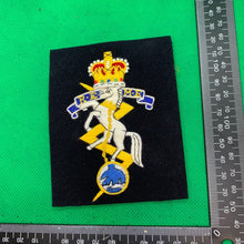 Load image into Gallery viewer, British Army Royal Electrical Mechanical Engineers REME Embroidered Blazer Badge
