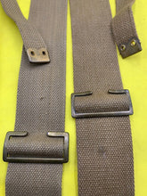 Load image into Gallery viewer, Original WW2 Dated Pair of 37 Pattern British Army L Straps
