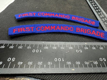 Load image into Gallery viewer, First Commando Brigade British Army Shoulder Titles - Nice Reproduction
