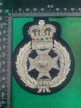 Load image into Gallery viewer, British Army Bullion Embroidered Blazer Badge - Royal Green Jackets
