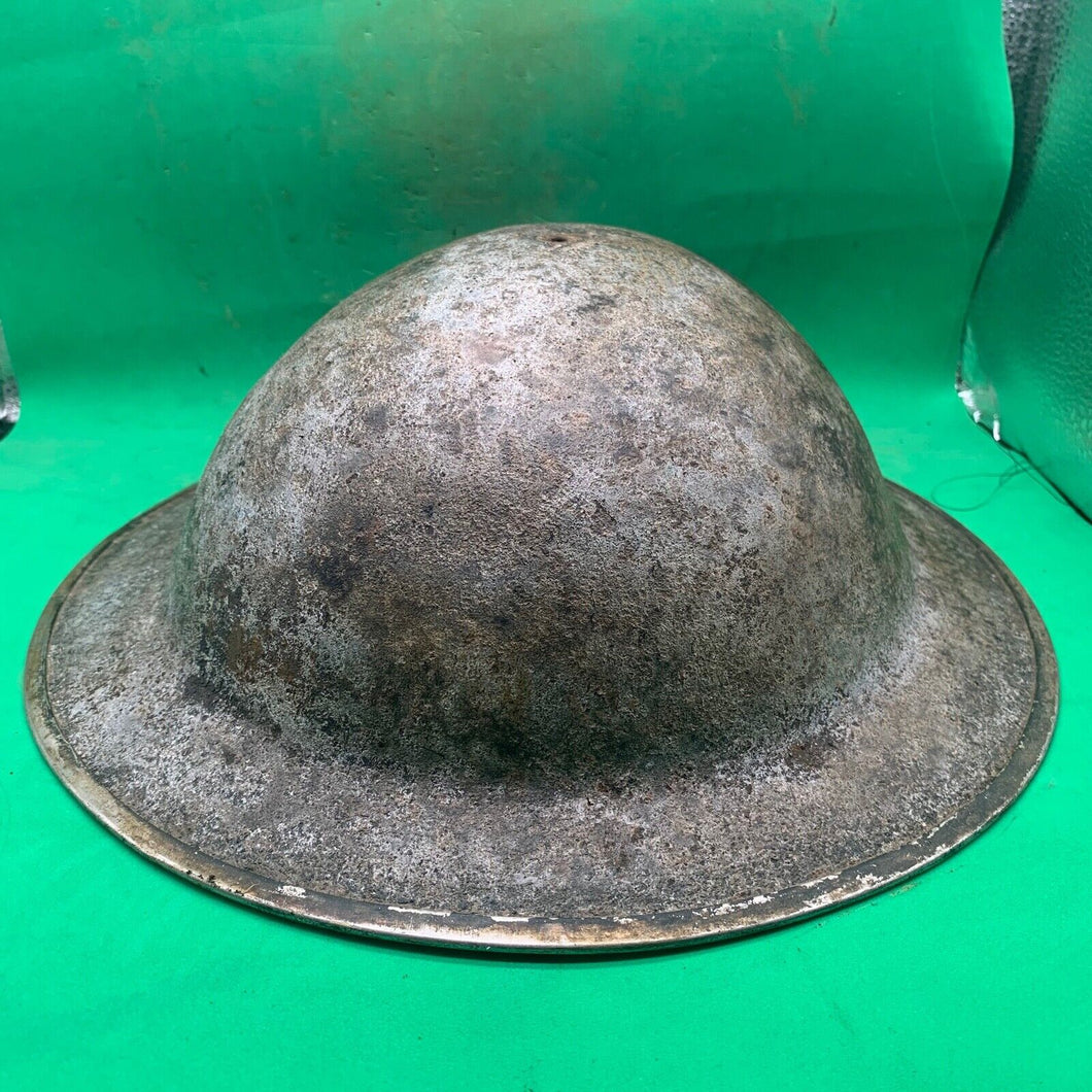 Original WW2 South African Army Mk2 Brodie Helmet - British Style Combat Helmet - The Militaria Shop