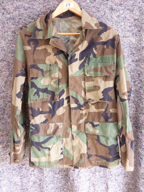 Genuine US Army Camouflaged BDU Battledress Uniform - 33 to 37 Inch Chest - The Militaria Shop