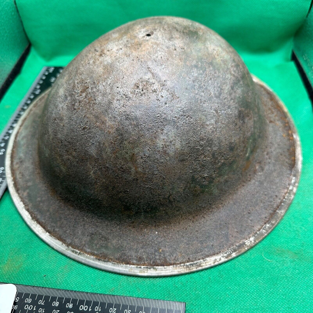 Britischer Armee-Mk2-Brodie-Helm – Original aus dem 2. Weltkrieg – südafrikanische Herstellung 