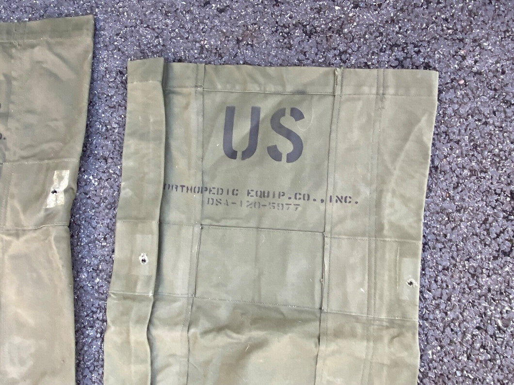 WW2 / Vietnam War US Army Medical Stretcher Canvas. Lightly Used & Well Marked.