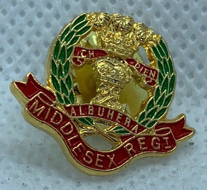 Middlesex Regiment - NEW British Army Military Cap/Tie/Lapel Pin Badge #115