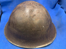 Load image into Gallery viewer, Original WW2 British Army / Canadian Army Mk3 Turtle Combat Helmet

