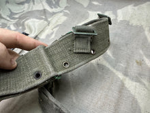 Load image into Gallery viewer, Original WW2 British Army 44 Pattern Soldiers Belt - 36&quot; Waist
