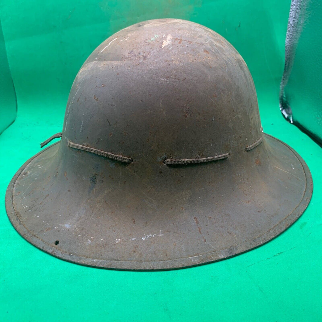 Original WW2 British Home Front Civil Defence Helmet - Zuckerman Helmet