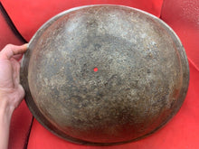 Load image into Gallery viewer, Original WW2 British Army / Canadian Army Mk3 Turtle Combat Helmet
