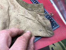 Load image into Gallery viewer, WW2 British Army Khaki Tank Suit Hood in used condition.  (pixie suit).
