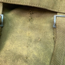 Load image into Gallery viewer, Original British Army 37 Pattern Webbing Small Pack &amp; L Strap Set - WW2 Pattern
