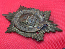 Load image into Gallery viewer, British Army. Worcestershire Regiment Victorian Crown Valise Badge

