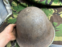 Load image into Gallery viewer, Genuine British / Canadian Army Mark 3 Turtle Helmet - Original WW2 Helmet
