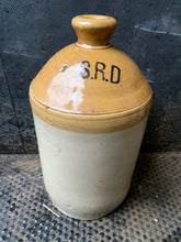 Load image into Gallery viewer, Original WW1 SRD Jar Rum Jar - British Army Issue - &quot;Supply Reserve Depot&quot; Jug
