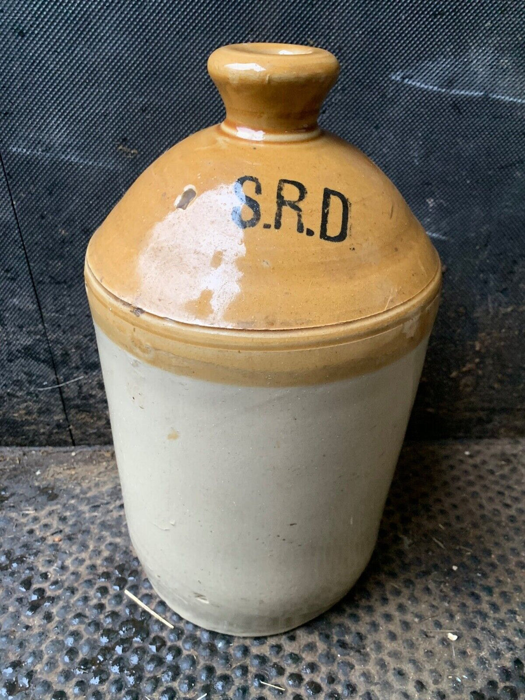 Original WW1 SRD Jar Rum Jar - British Army Issue - 