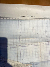 Load image into Gallery viewer, Large WW2 British Army - 1932 dated General Staff map of HOLY ISLAND.
