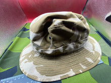 Load image into Gallery viewer, Original British Army Bush Hat. Wide Brim with Neck Cover. Desert-DPM Size 50
