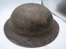 Load image into Gallery viewer, Original WW2 British Army Mk2 Army Brodie Combat Helmet
