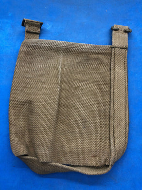 WW2 British Army 37 Pattern Webbing Water Bottle Carrier Harness - 1944 Dated - The Militaria Shop