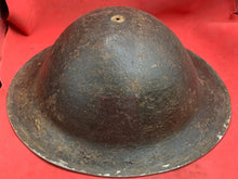 Load image into Gallery viewer, Original WW2 Combat Helmet - British / South African Army Mk2 Brodie Helmet
