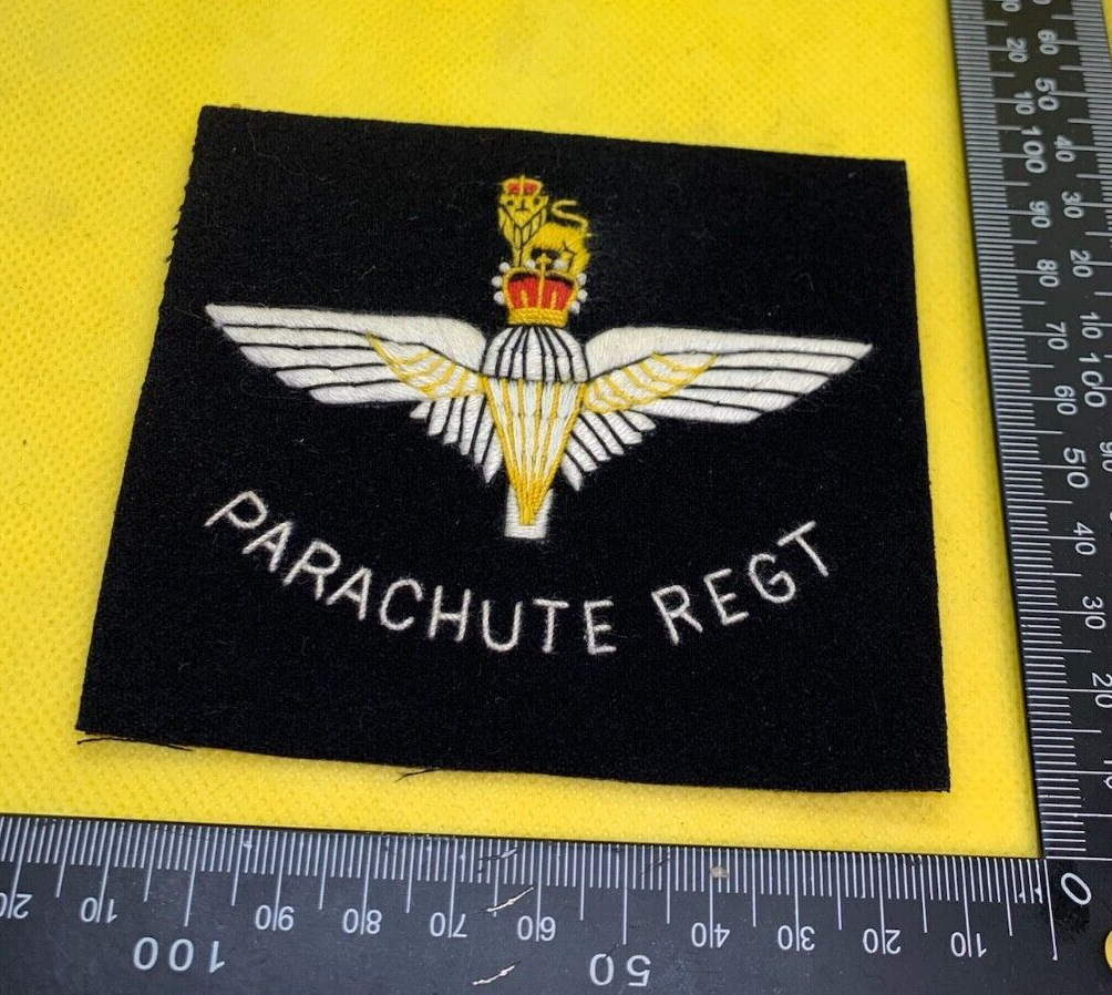 British Army Parachute Regiment Embroidered Blazer Badge