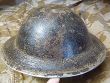 Load image into Gallery viewer, Original WW2 British Style South African Mk2 Army Combat Helmet
