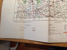 Load image into Gallery viewer, WW1 Era British Army General Staff Map of GHENT in Belgium. Original Map
