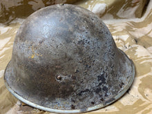 Load image into Gallery viewer, WW2 Mk3 High Rivet Turtle - British / Canadian Army Helmet - Nice Original - The Militaria Shop
