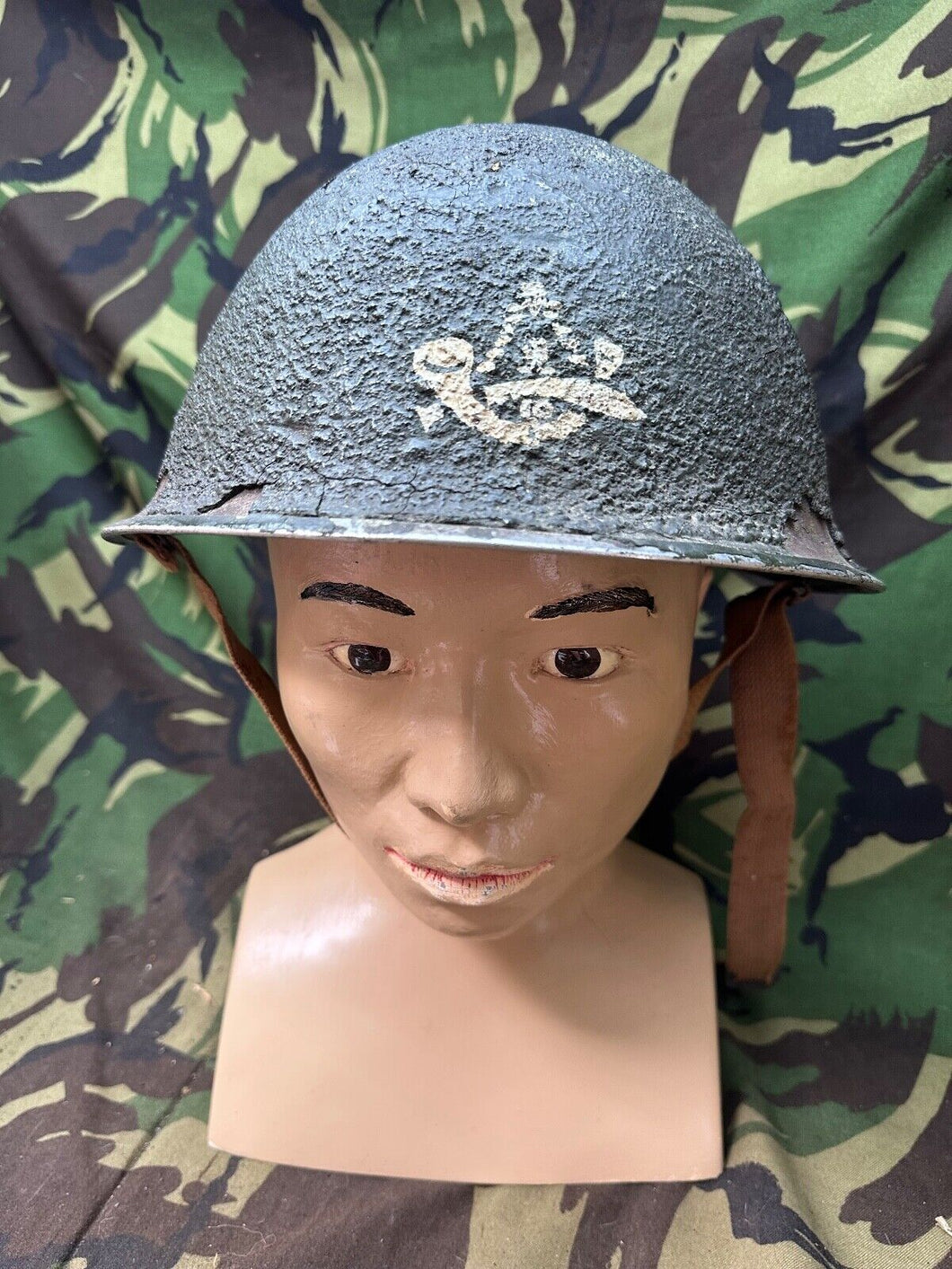 RARE Original British Army 10th Gurkha Mk4 Turtle Helmet - Head Included