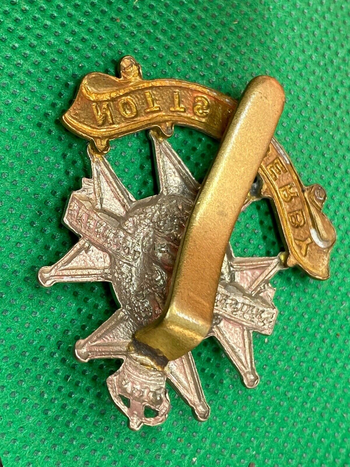 Original WW1 / WW2 British Army - Notts & Derby Regiment Cap Badge ...